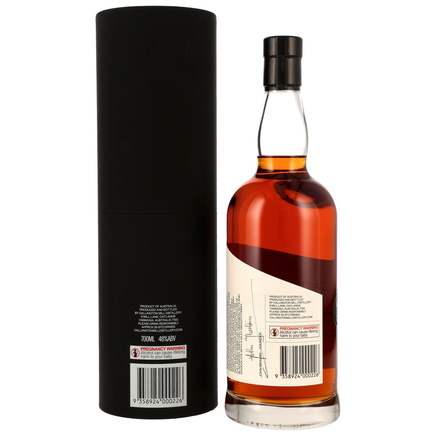 Callington Mill Invicta Single Malt - Port Casks - 46% Callington Mill Invicta Single Malt - Port Casks - 46%