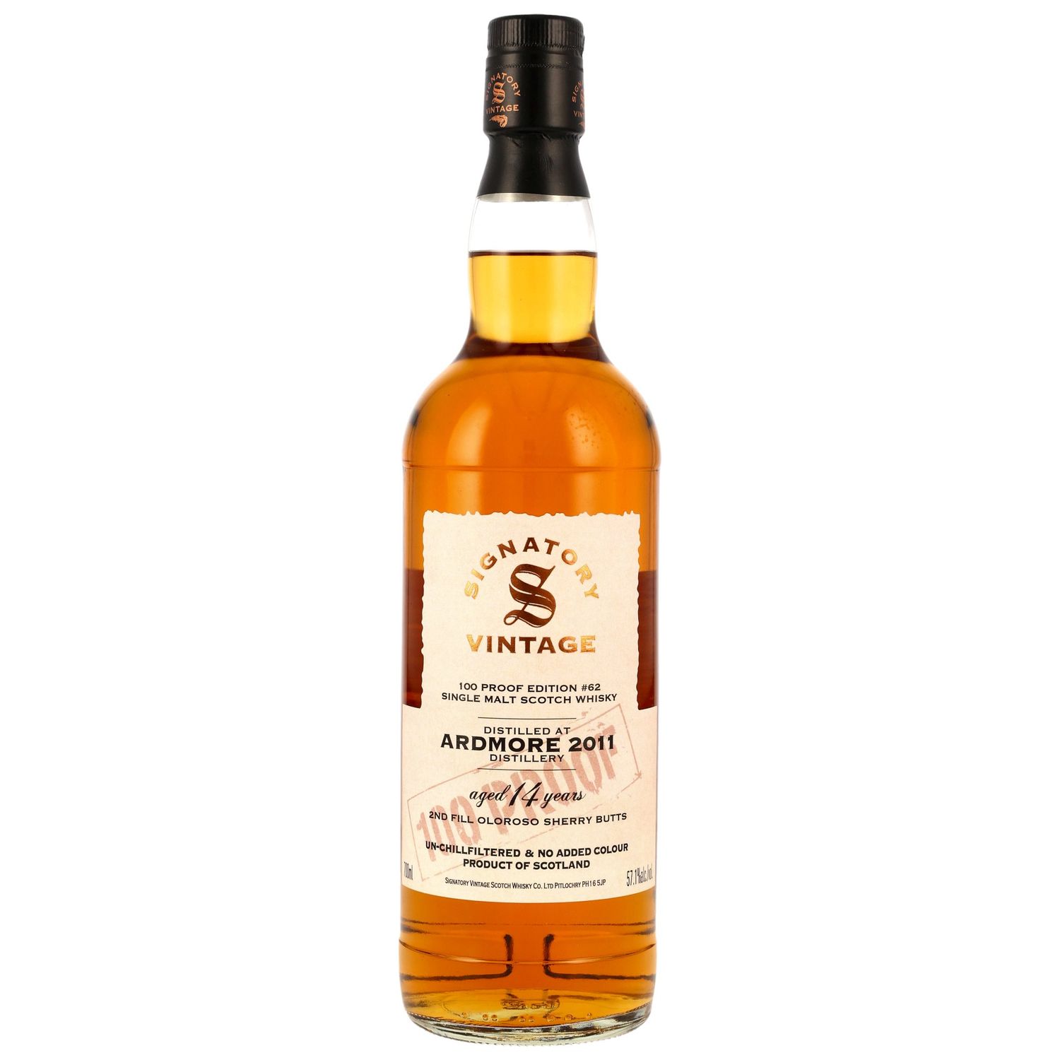 Ardmore - 14 Jahre - 2011/2025 - 2. Fill Sherry Butts - 57,1% - SV 100% Proof #62 Ardmore - 14 Jahre - 2011/2025 - 2. Fill Sherry Butts - 57,1% - SV 100% Proof #62