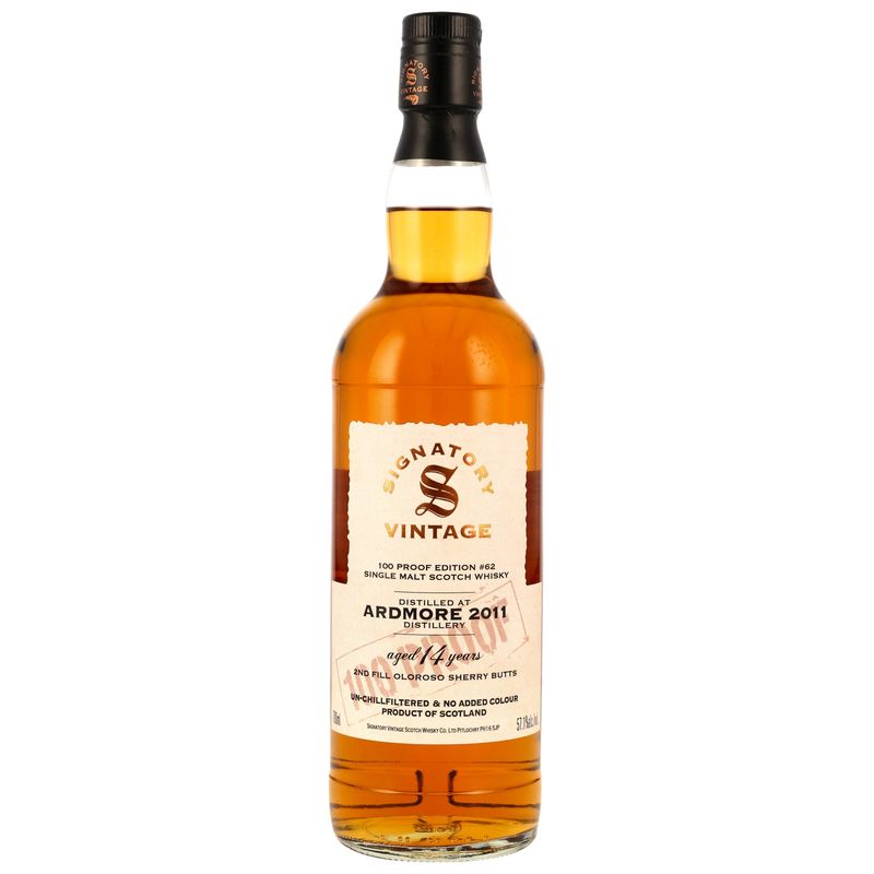 Ardmore - 14 Jahre - 2011/2025 - 2. Fill Sherry Butts - 57,1% - SV 100% Proof #62 Ardmore - 14 Jahre - 2011/2025 - 2. Fill Sherry Butts - 57,1% - SV 100% Proof #62