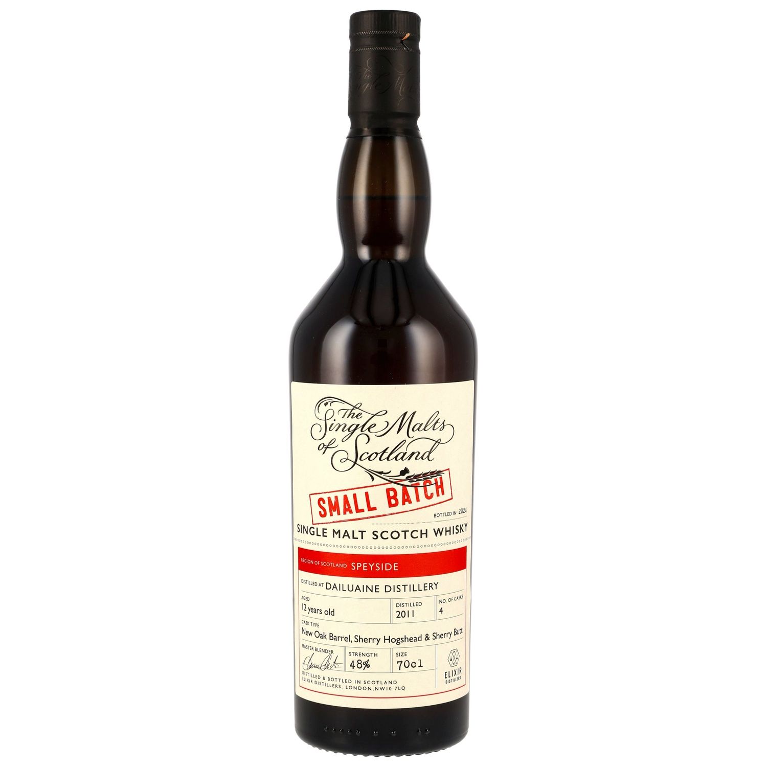 Dailuaine - 2011/2024 - 12 y.o. - New Oak Barrel, Sherry Hogshead & Sherry Butt - Small Batch (SMoS) - 48%