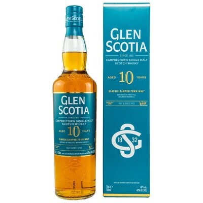 Glen Scotia 10 Jahre - Unpeated - Campbeltown - 40%