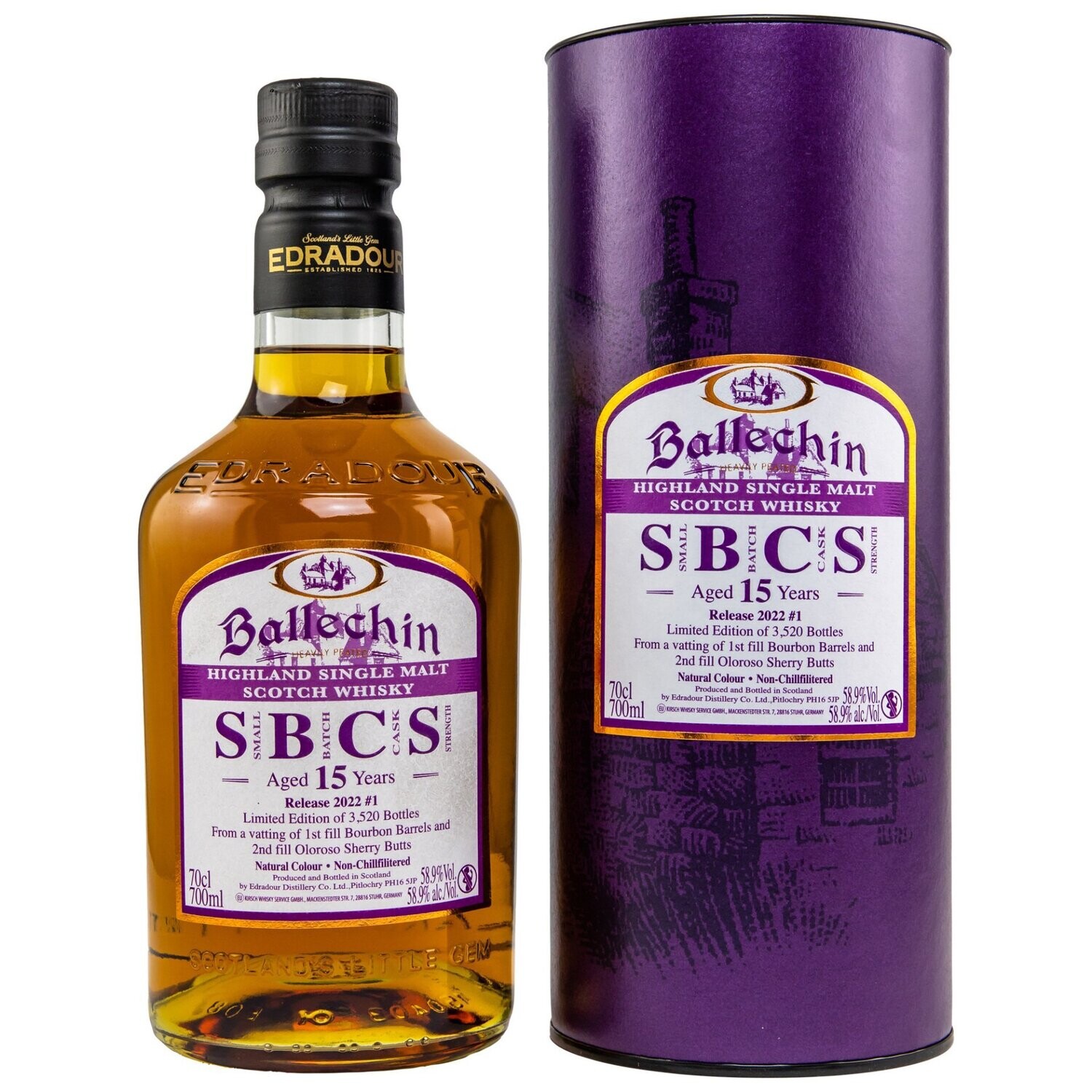 Ballechin - 15 Jahre - SBCS Batch 2022/#1 - 58,9% Ballechin - 15 Jahre - SBCS Batch 2022/#1 - 58,9%