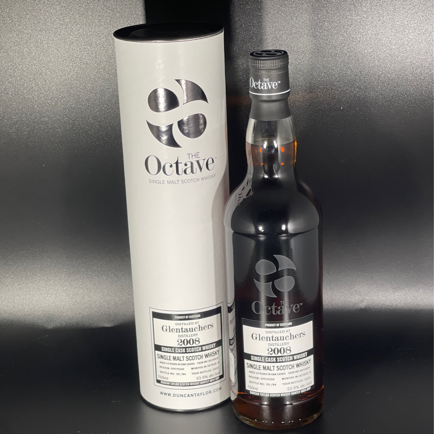 Glentauchers 2008/2022 – The Octave - # 8535929 Duncan Taylor Speyside Single Malt - 14 Jahre - 53,9%