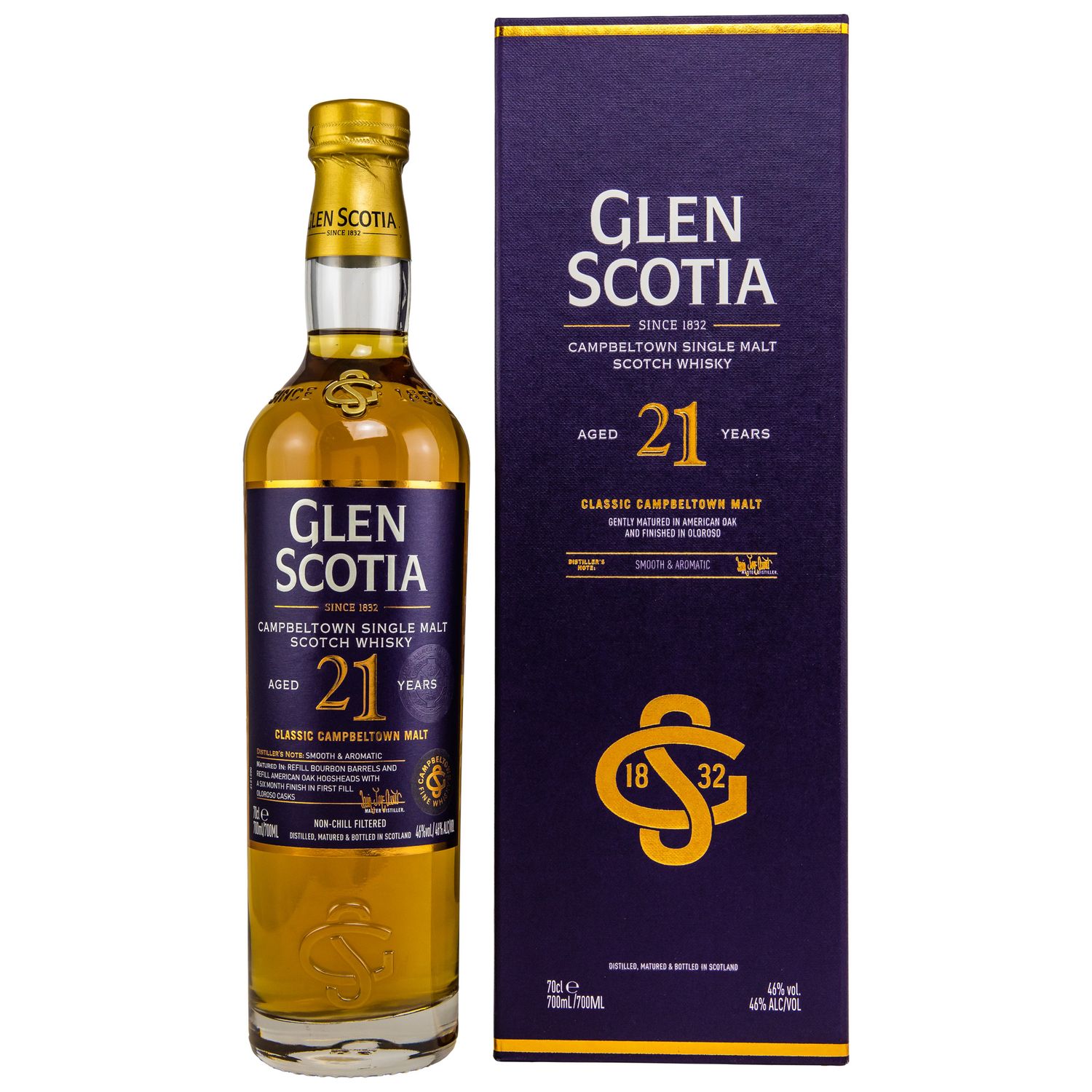 Glen Scotia - 21 Jahre - 46% - Glen Scotia - 21 Jahre - 46% -