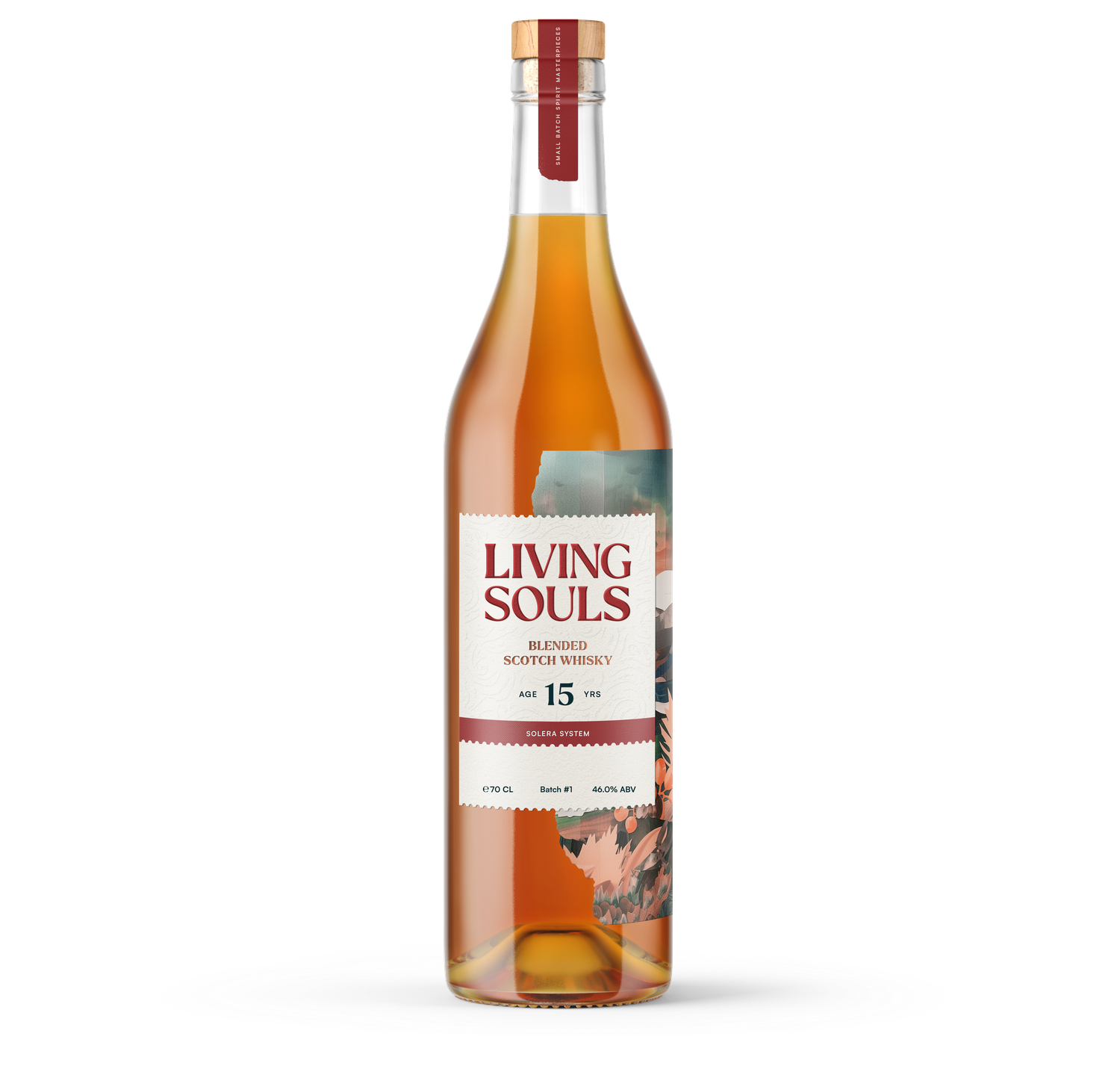 Blended Malt Scotch Whisky - 15 Jahre - Living Souls - 46%