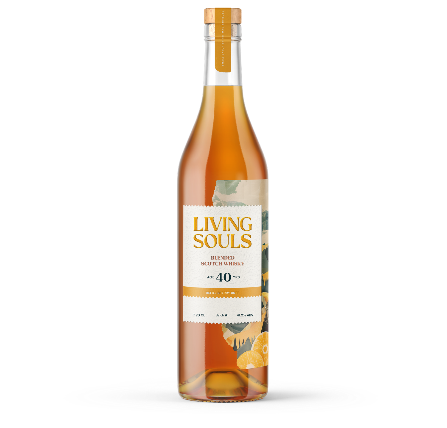 Blended Scotch Whisky - 40 Jahre - Living Souls - 41,2% - Batch 1