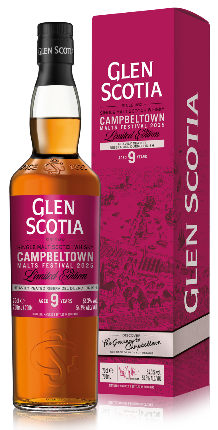 Glen Scotia - Campeltown Malts Festival 2025 - 9 Jahre - Ribera Del Duero Finish - 54,3% Glen Scotia - Campeltown Malts Festival 2025 - 9 Jahre - Ribera Del Duero Finish - 54,3%