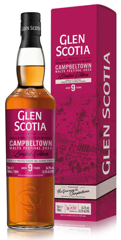 Glen Scotia - Campeltown Malts Festival 2025 - 9 Jahre - Ribera Del Duero Finish - 54,3% Glen Scotia - Campeltown Malts Festival 2025 - 9 Jahre - Ribera Del Duero Finish - 54,3%