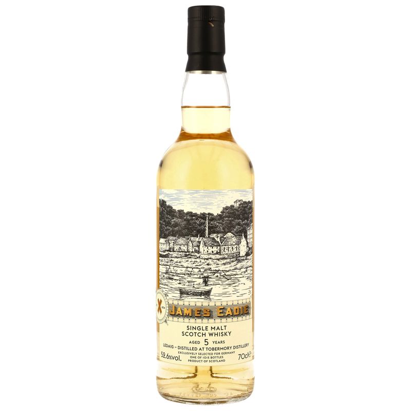Ledaig - 2020/2025 - 5 Jahre - James Eadie - Kirsch exclusive - 52,6% - Hogsheads