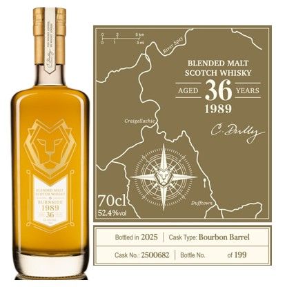 Burnside - 1989 - 36 Jahre - Bourbon Barrel #2500682 - 52,4%