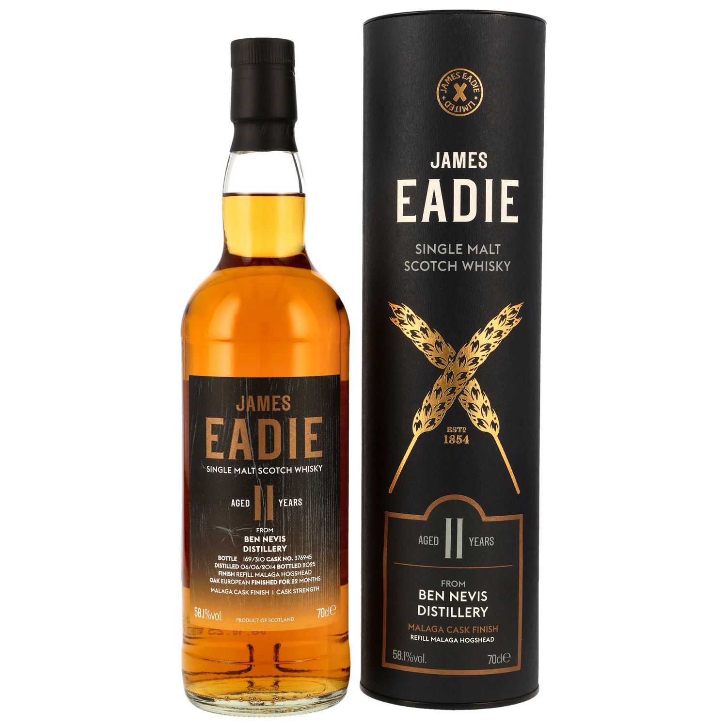Ben Nevis - 2014/2025 - 11 Jahre - Malaga Cask #376945 - James Eadie - 58,1% Ben Nevis - 2014/2025 - 11 Jahre - Malaga Cask #376945 - James Eadie - 58,1%