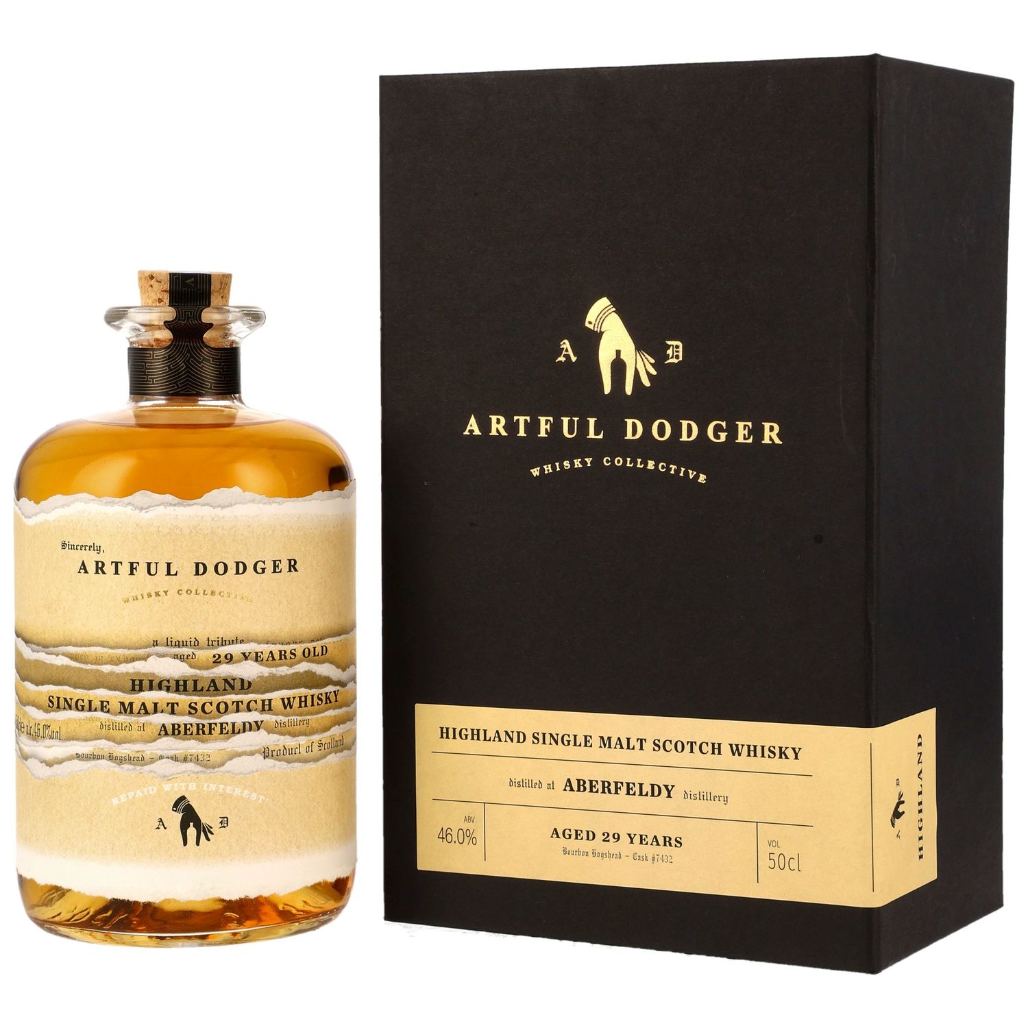 Aberfeldy - 1991/2021 - 29 Jahre - Bourbon Hogshead#7432 - Artful Dodger - 46&