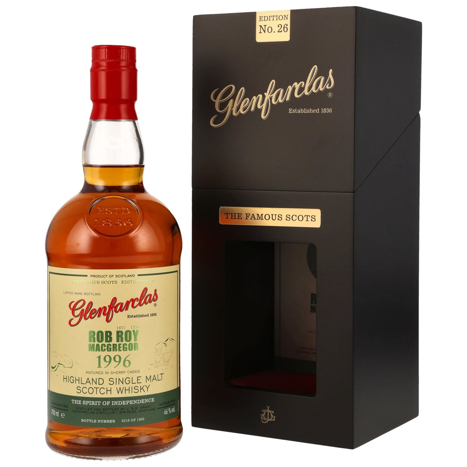Glenfarclas - 1996/2024 Edition No. 26 "Rob Roy MacGregor" 46%