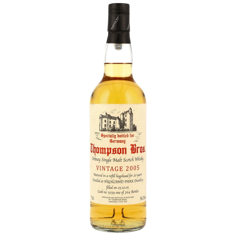 Highland Park 2005/2025 - 20 Jahre - Refill Hogshead #5039 - Thompson Bros. - Kirsch exclusive - 54,1%