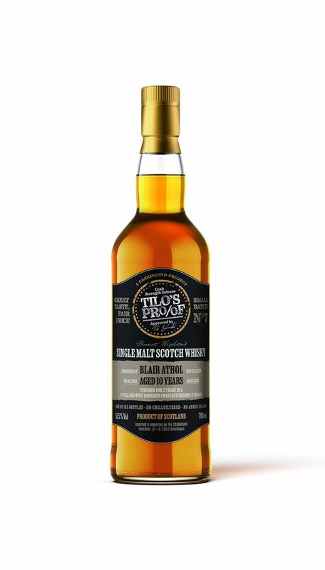 Blair Athol - 10 Jahre - 2015/2025 - Tilo´s Proof - Margaux Red Wine #302423 - 51,5%