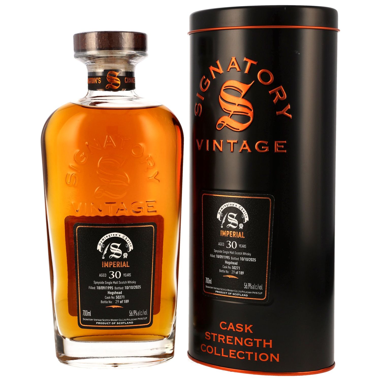 Imperial - 1995/2025 - 30 Jahre - Hogshead #50274 - Sig Symingtons Choice - 53,0%