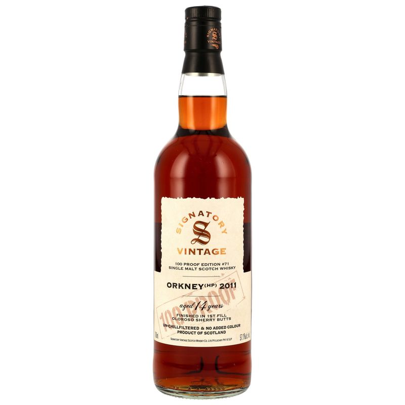 Orkney (HP) 2011/2026 – HP - 14 Jahre - Signatory 100% #71 - 57,1% - 1. Fill Oloroso
