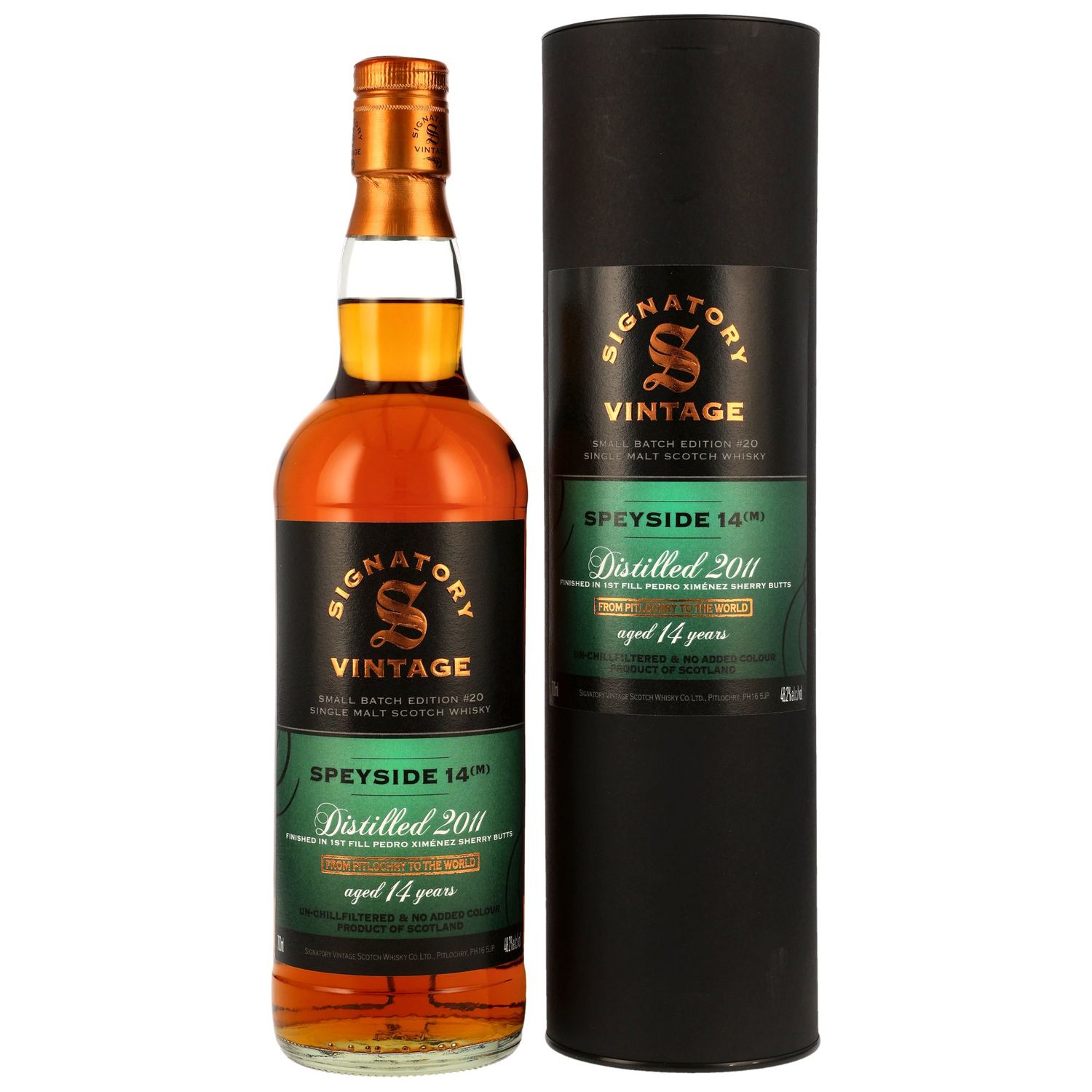 Secret Speyside (M) - 2011 - 14 Jahre - Signatory Small Batch # 20 - 48,2% Secret Speyside (M) - 2011 - 14 Jahre - Signatory Small Batch # 20 - 48,2%