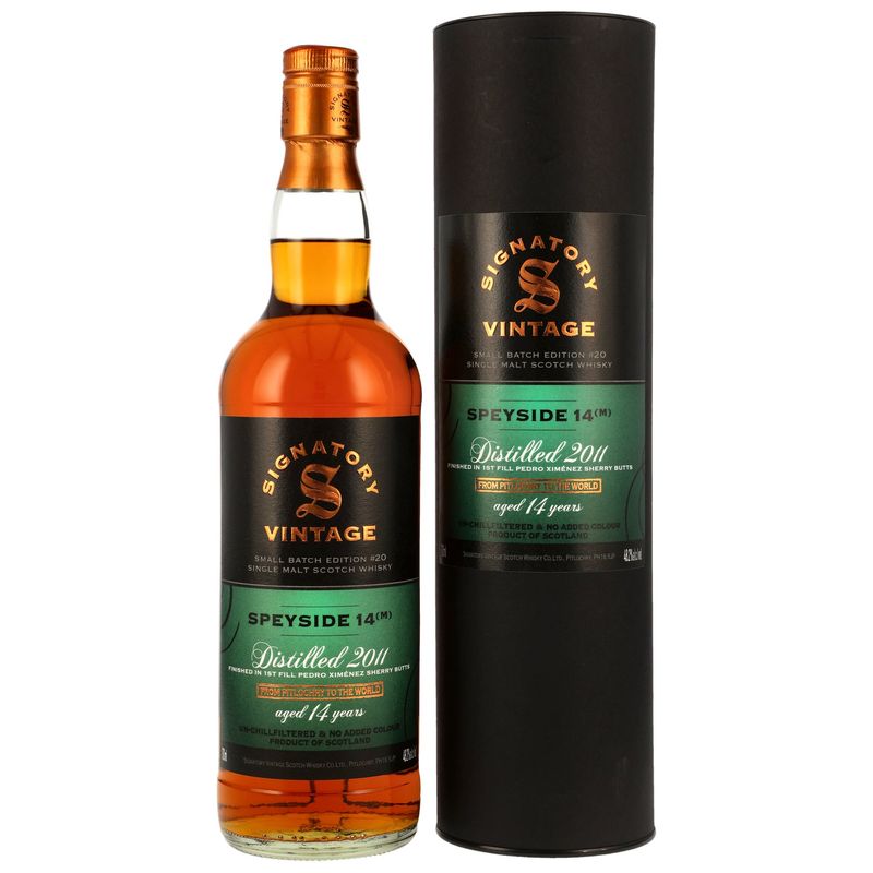 Secret Speyside (M) - 2011 - 14 Jahre - Signatory Small Batch # 20 - 48,2% Secret Speyside (M) - 2011 - 14 Jahre - Signatory Small Batch # 20 - 48,2%