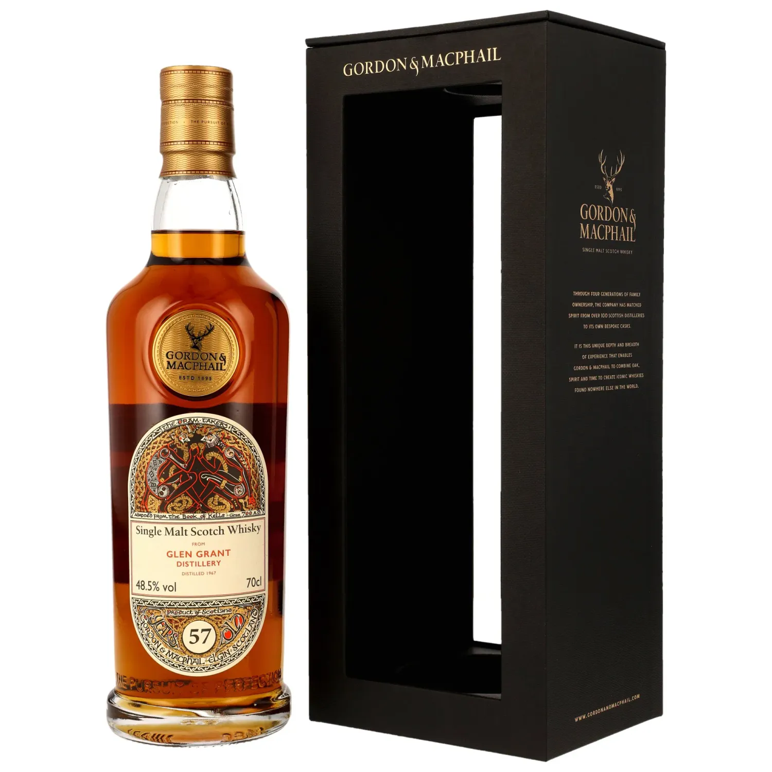 Glen Grant - 1967/2024 - 57 Jahre - Refill Sherry Hogshead #5571 - G&M The Dram Takers Collection - 48,5%
