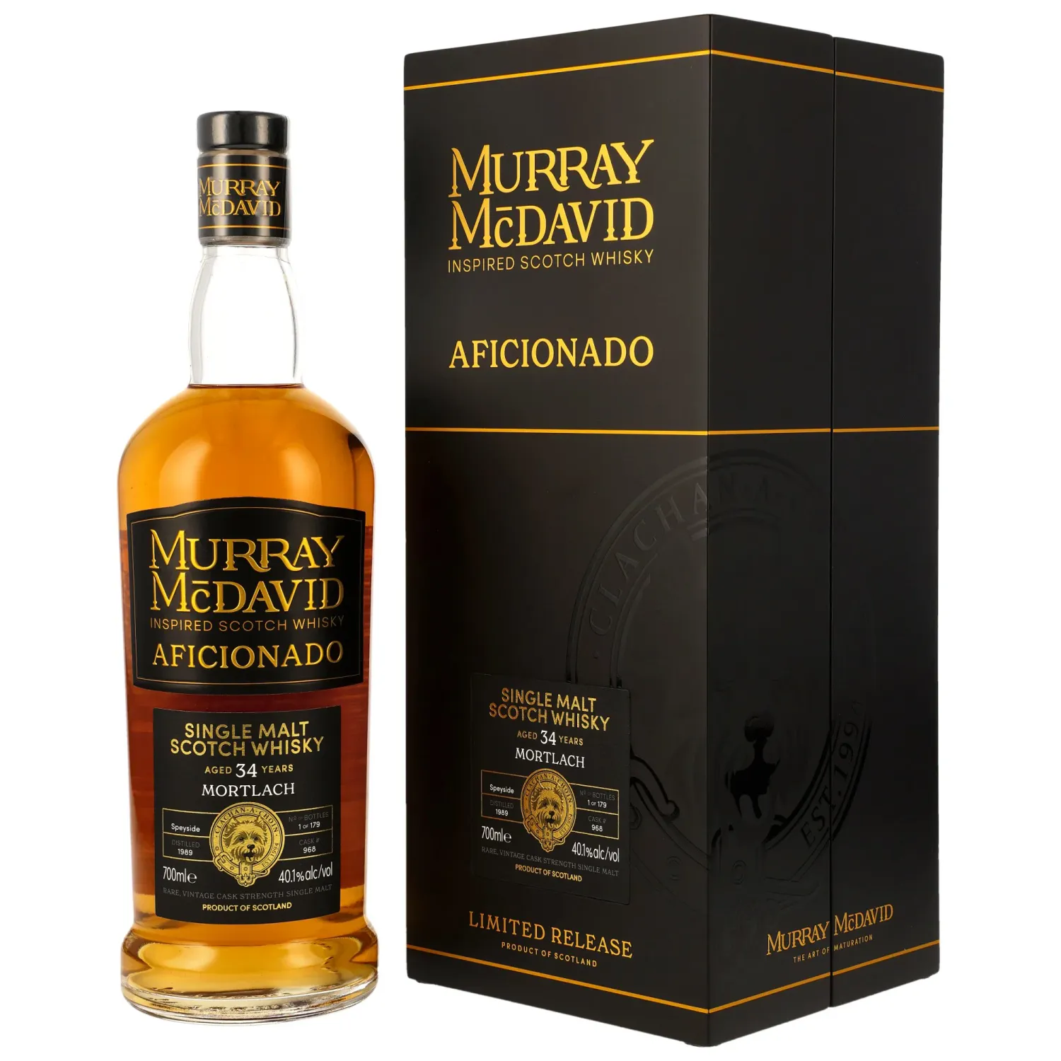 Mortlach - 1989/2025 - 34 Jahre - Aficionado - PX Sherry Octave Finish #968 - Murray McDavid - 40,1%