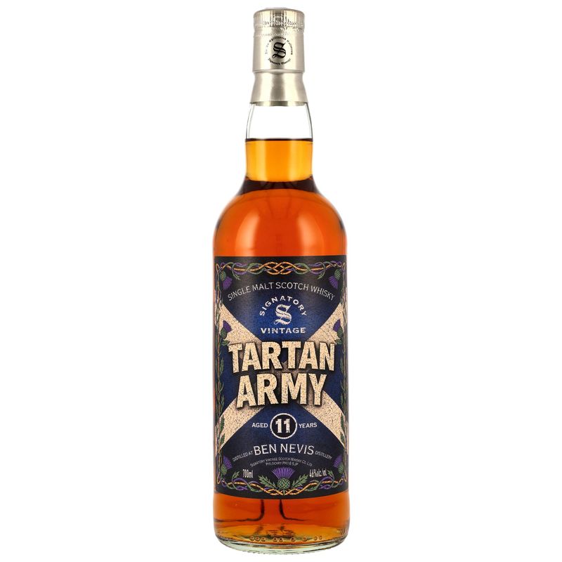 Ben Nevis - 11 Jahre - Sherry Casks - Tartan Army - Signatory - 46% Ben Nevis - 11 Jahre - Sherry Casks - Tartan Army - Signatory - 46%