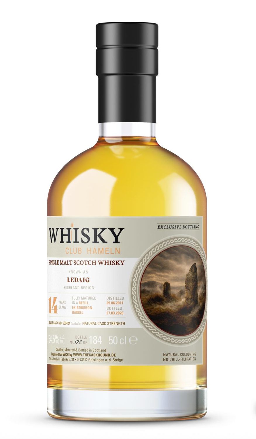 Ledaig - 14 Jahre - 2011/2026 - Bourbon Cask # 500424 - 54,5%