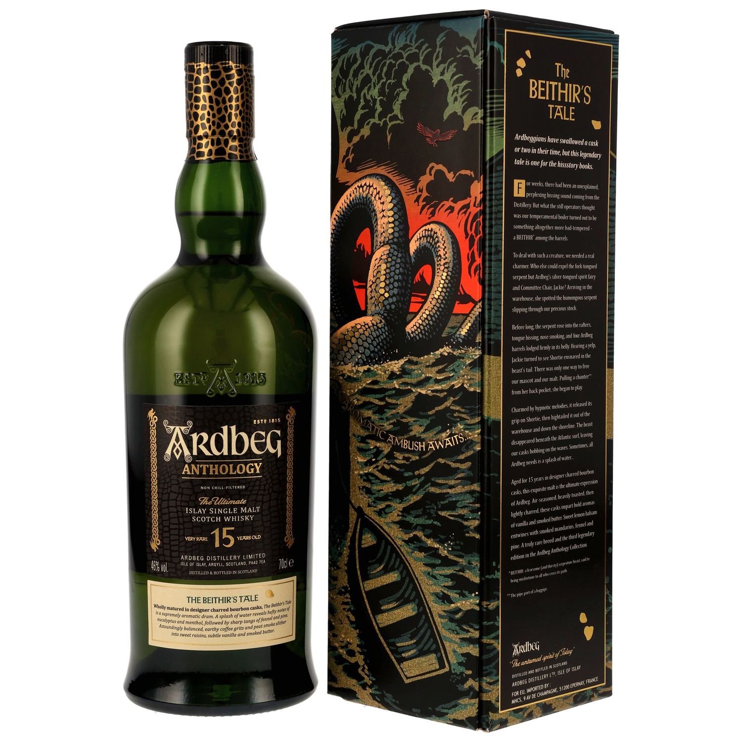 Ardbeg - 15 Jahre - Anthology - The Beithir´s Tale - 46%