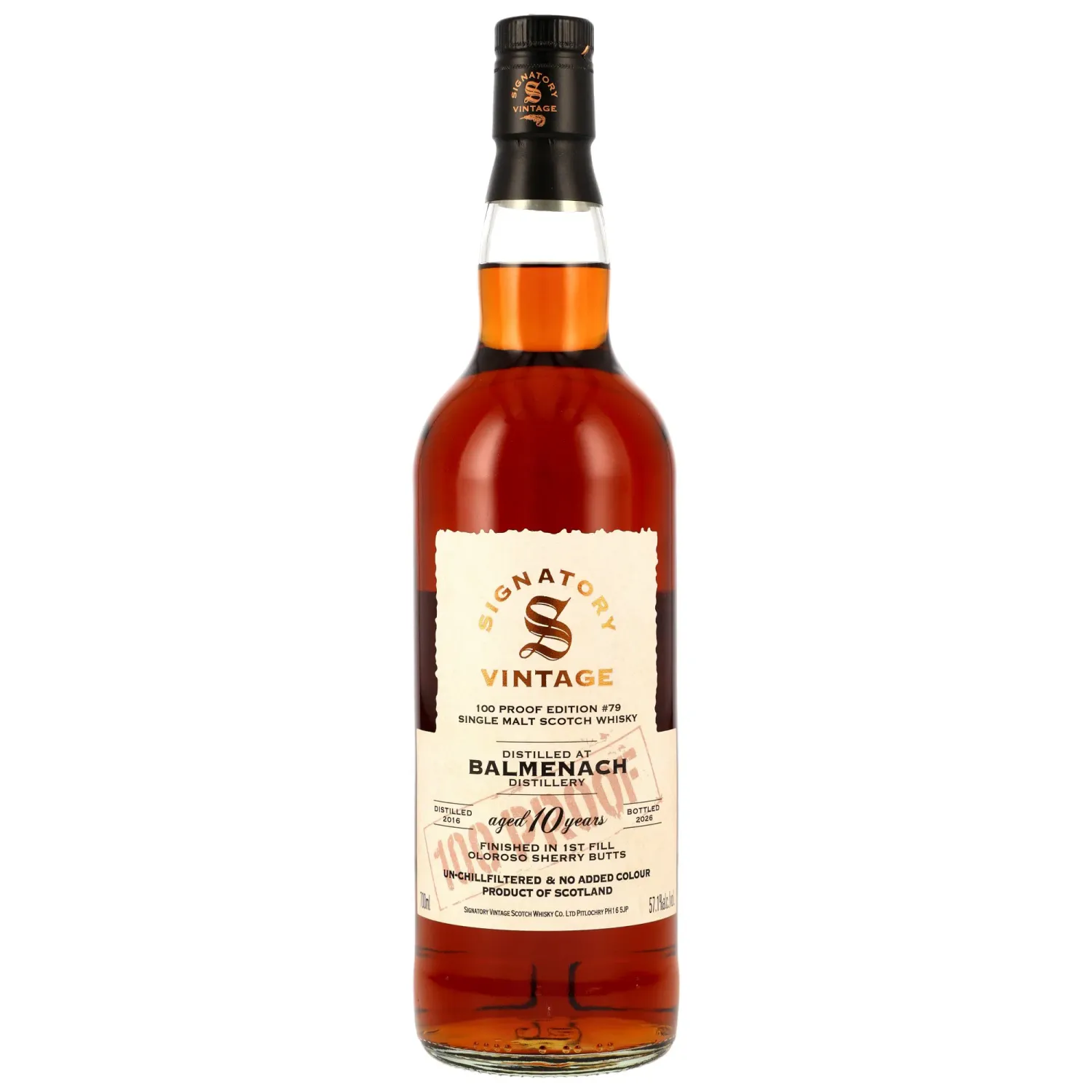 Balmenach - 2016/2026 - 10 Jahre - 100% Proof #79 - 57,1%