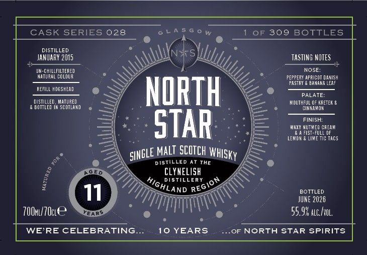 Clynelish - 11 Jahre - 55,9% - Ref. Hogshead - North Star Clynelish - 11 Jahre - 55,9% - Ref. Hogshead - North Star