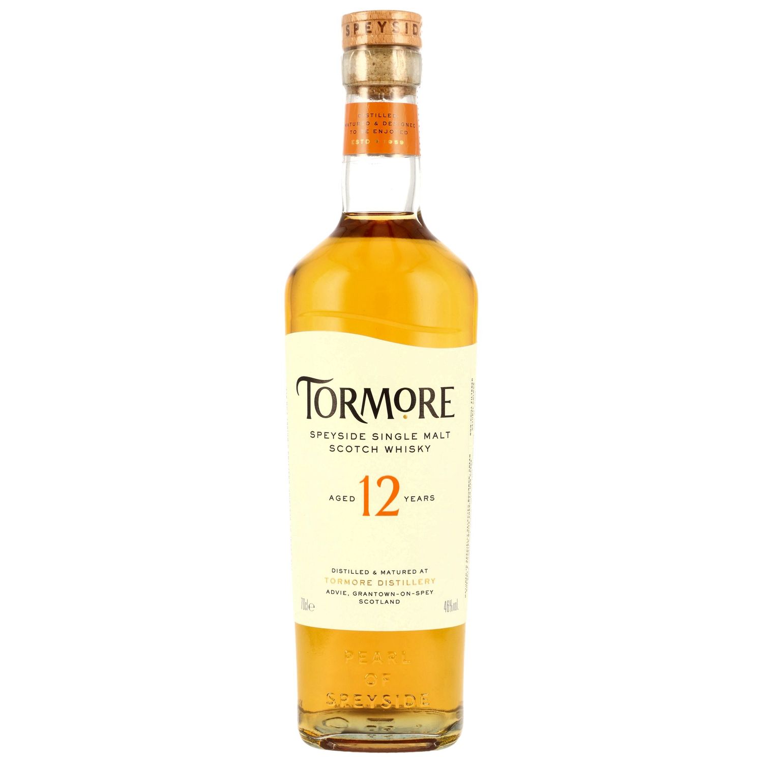 Tormore - 12 Jahre - Bourbon, Cream Sherry & Toasted White American Oak Casks - 46% Tormore - 12 Jahre - Bourbon, Cream Sherry & Toasted White American Oak Casks - 46%