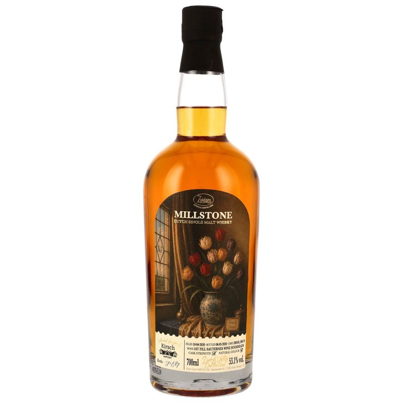 Millstone - 2020/2026 - 6 Jahre - Heavily Peated - 1st Fill Sauternes Casks - Tulip Collection No.7 - 53,1% Millstone - 2020/2026 - 6 Jahre - Heavily Peated - 1st Fill Sauternes Casks - Tulip Collection No.7 - 53,1%