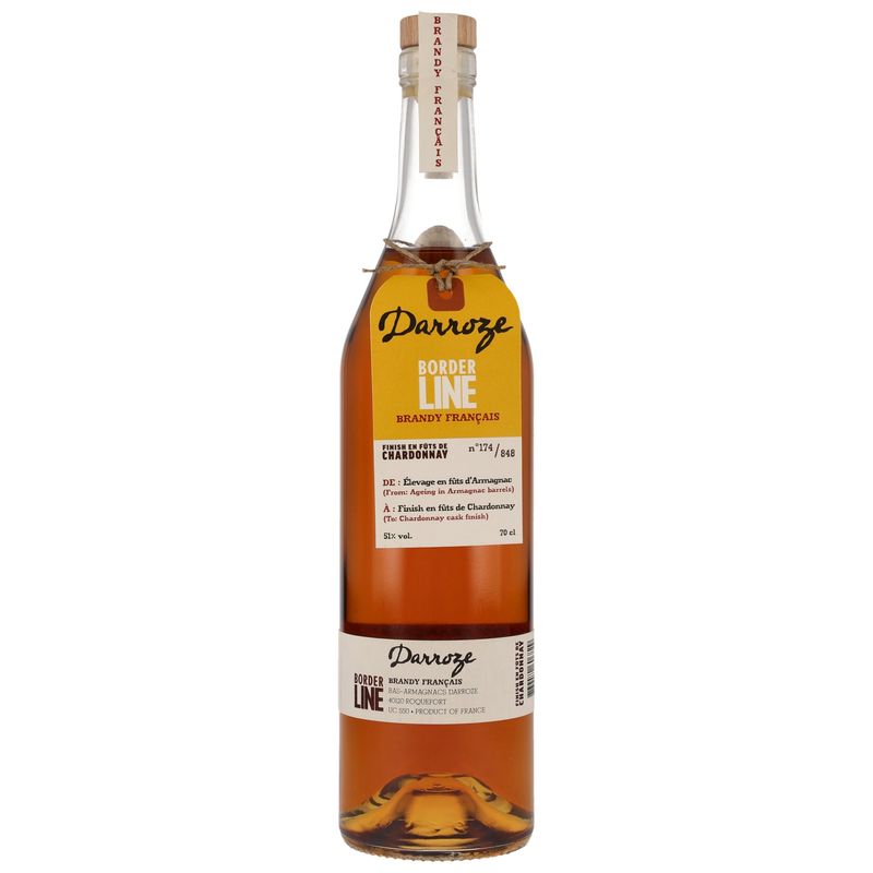 Borderline - Brandy Français Chardonnay Finish - Armagnac Darroze - 51% Borderline - Brandy Français Chardonnay Finish - Armagnac Darroze - 51%
