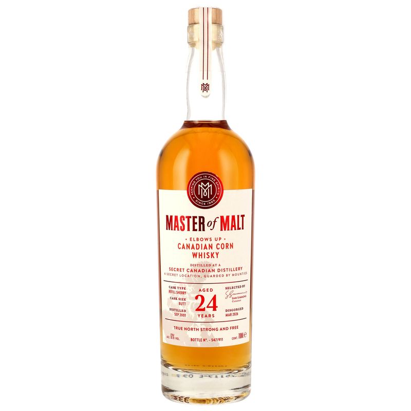 Secret Canadian Distillery 2001/2026 - 24 Jahre - Refill Sherry Butt - Master of Malt - 67% Secret Canadian Distillery 2001/2026 - 24 Jahre - Refill Sherry Butt - Master of Malt - 67%