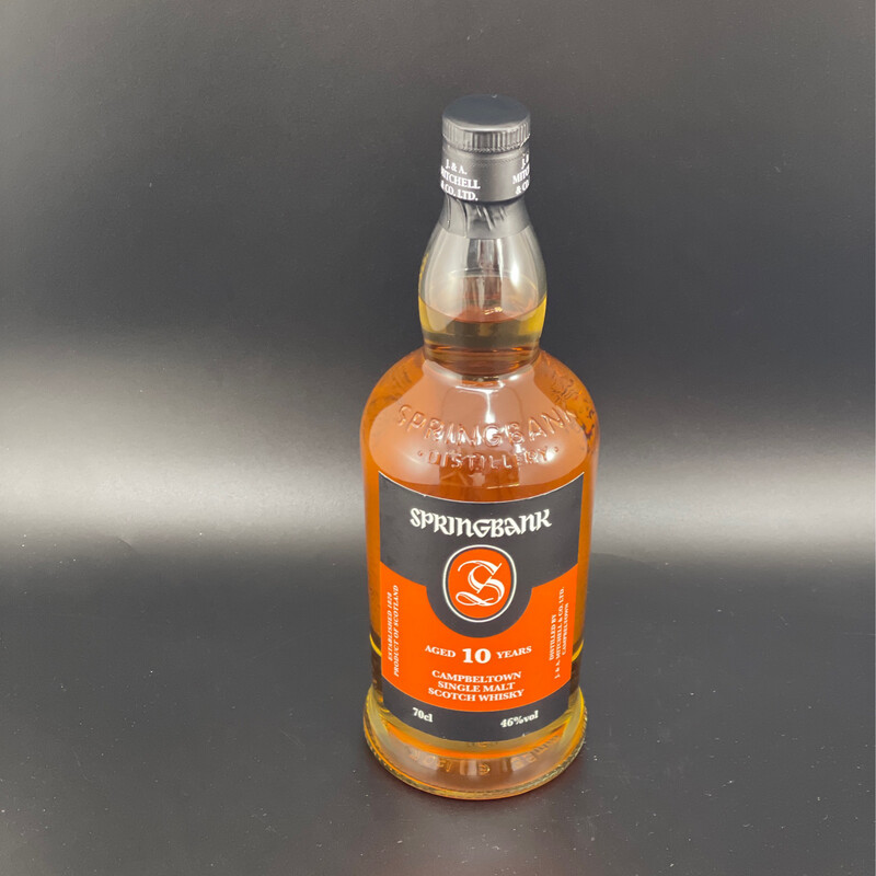 Springbank - 10 Jahre - Single Malt Scotch Whisky - Campeltown - 46% - 24/165