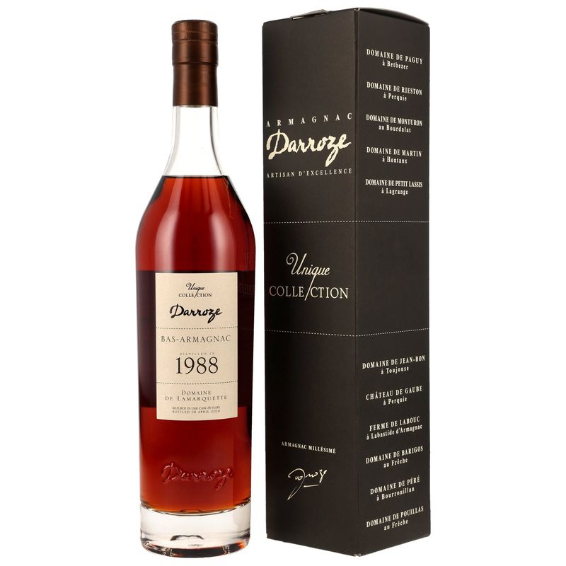 Domaine de Lamarquette - 1988/2026 - 38 Jahre - Armagnac Darroze - 50,0% Domaine de Lamarquette - 1988/2026 - 38 Jahre - Armagnac Darroze - 50,0%