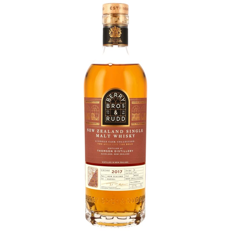 Thomson - 2017 - 8 Jahre - Barrel #221 The Auld & The Bold (Berry Bros & Rudd) - 52,2% Thomson - 2017 - 8 Jahre - Barrel #221 The Auld & The Bold (Berry Bros & Rudd) - 52,2%