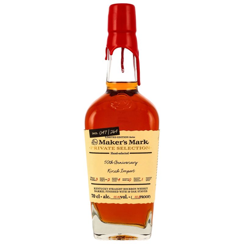 Maker's Mark Private Selection - 50th Anniversary Kirsch Import - 55,4% Maker's Mark Private Selection - 50th Anniversary Kirsch Import - 55,4%
