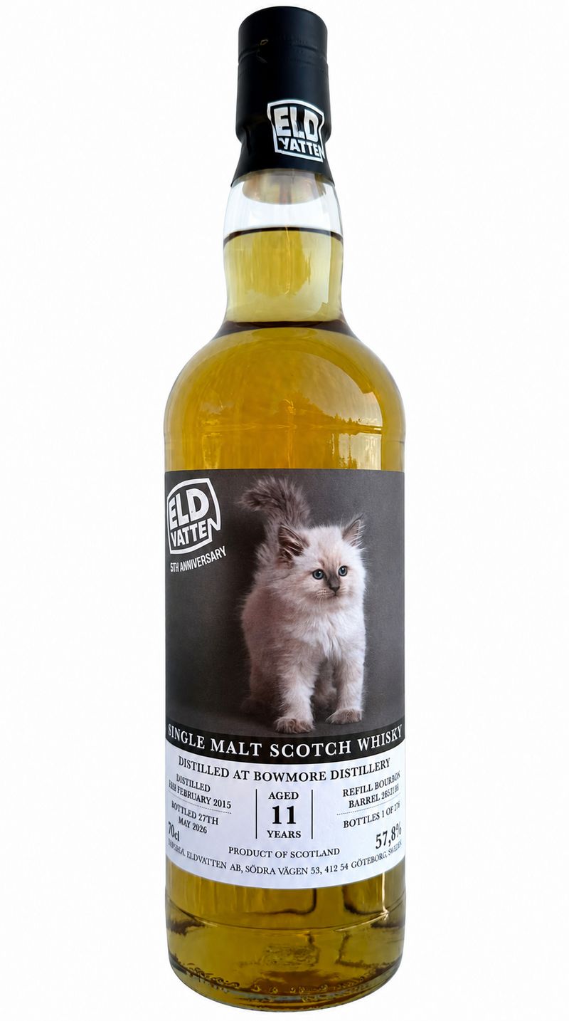 Bowmore - 11 Jahre - 57,8% - Eld Vatten - Ref. Bourbon #SE170 - 57,8% Bowmore - 11 Jahre - 57,8% - Eld Vatten - Ref. Bourbon #SE170 - 57,8%