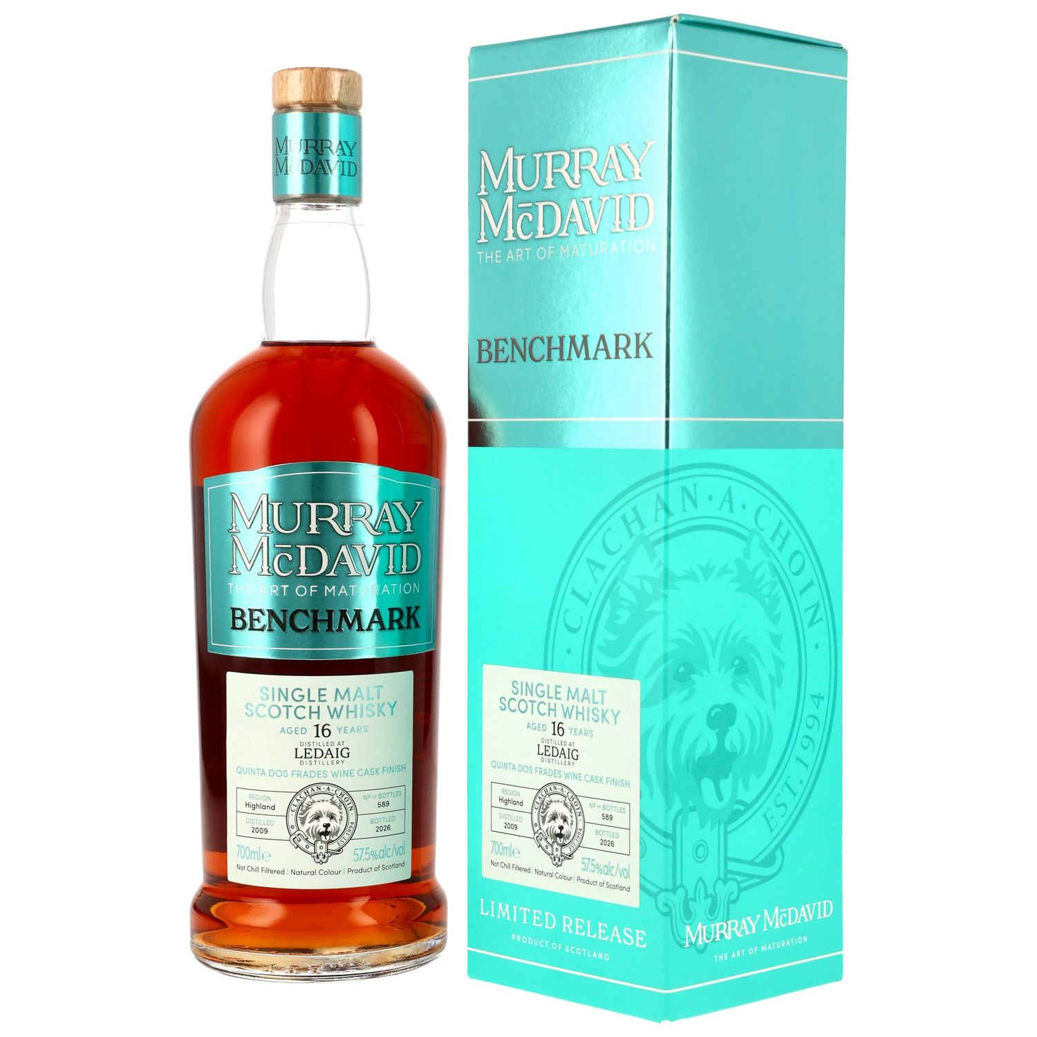 Ledaig - 2009/2026 - 16 Jahre - Quinta Dos Frades Wine Cask Finish - Murray McDavid - 57,5% Ledaig - 2009/2026 - 16 Jahre - Quinta Dos Frades Wine Cask Finish - Murray McDavid - 57,5%