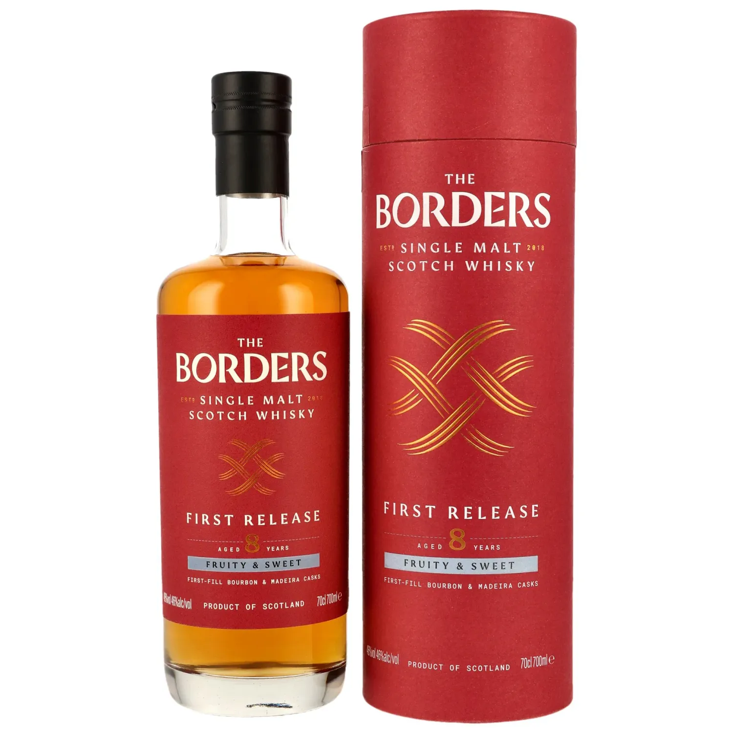 Borders Distillery - 8 Jahre - First Release - 46% - Madeira Finish Borders Distillery - 8 Jahre - First Release - 46% - Madeira Finish