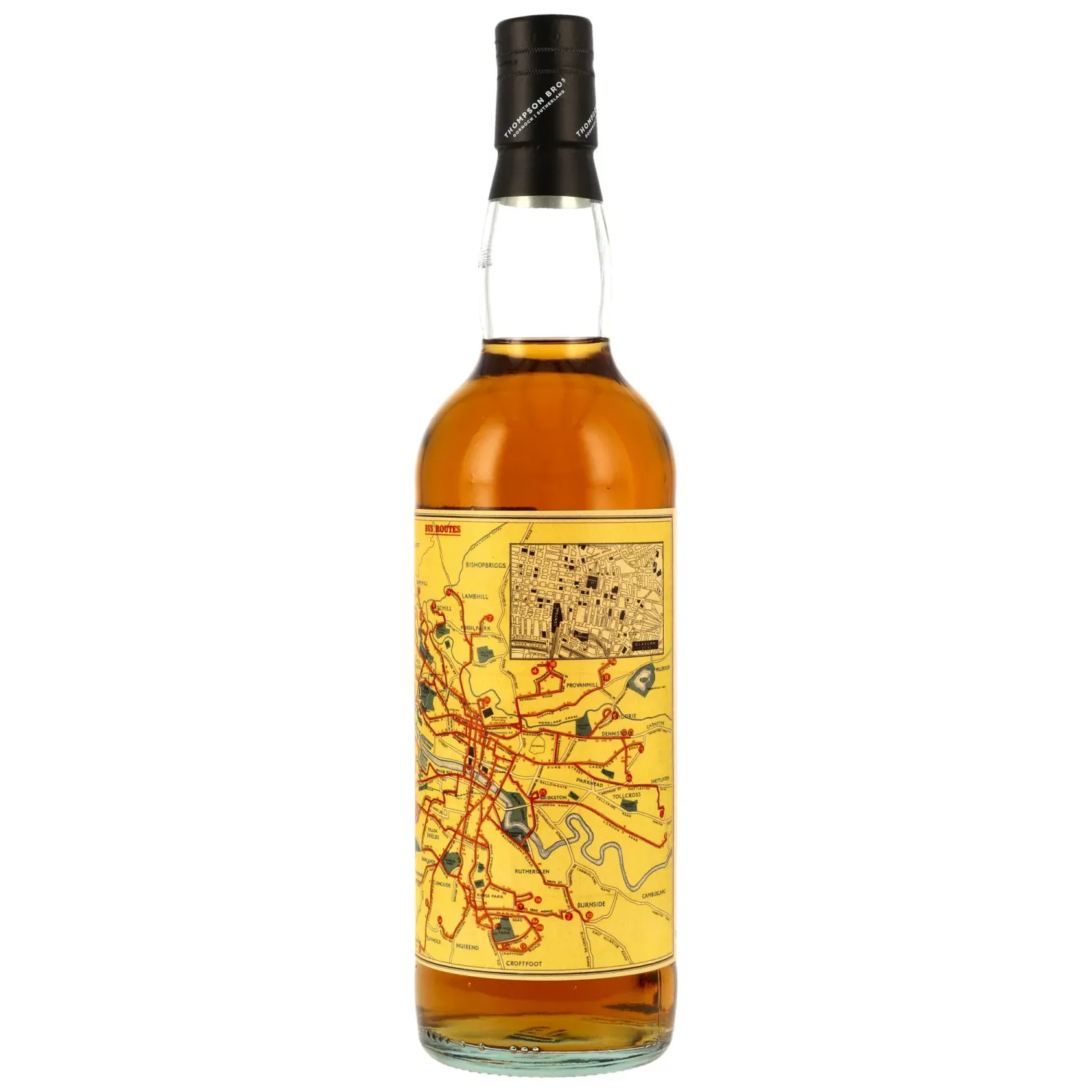 Strathclyde - 36 Jahre - 41% - Single Grain - A Glasgow Dram - Thompson Bros. Strathclyde - 36 Jahre - 41% - Single Grain - A Glasgow Dram - Thompson Bros.
