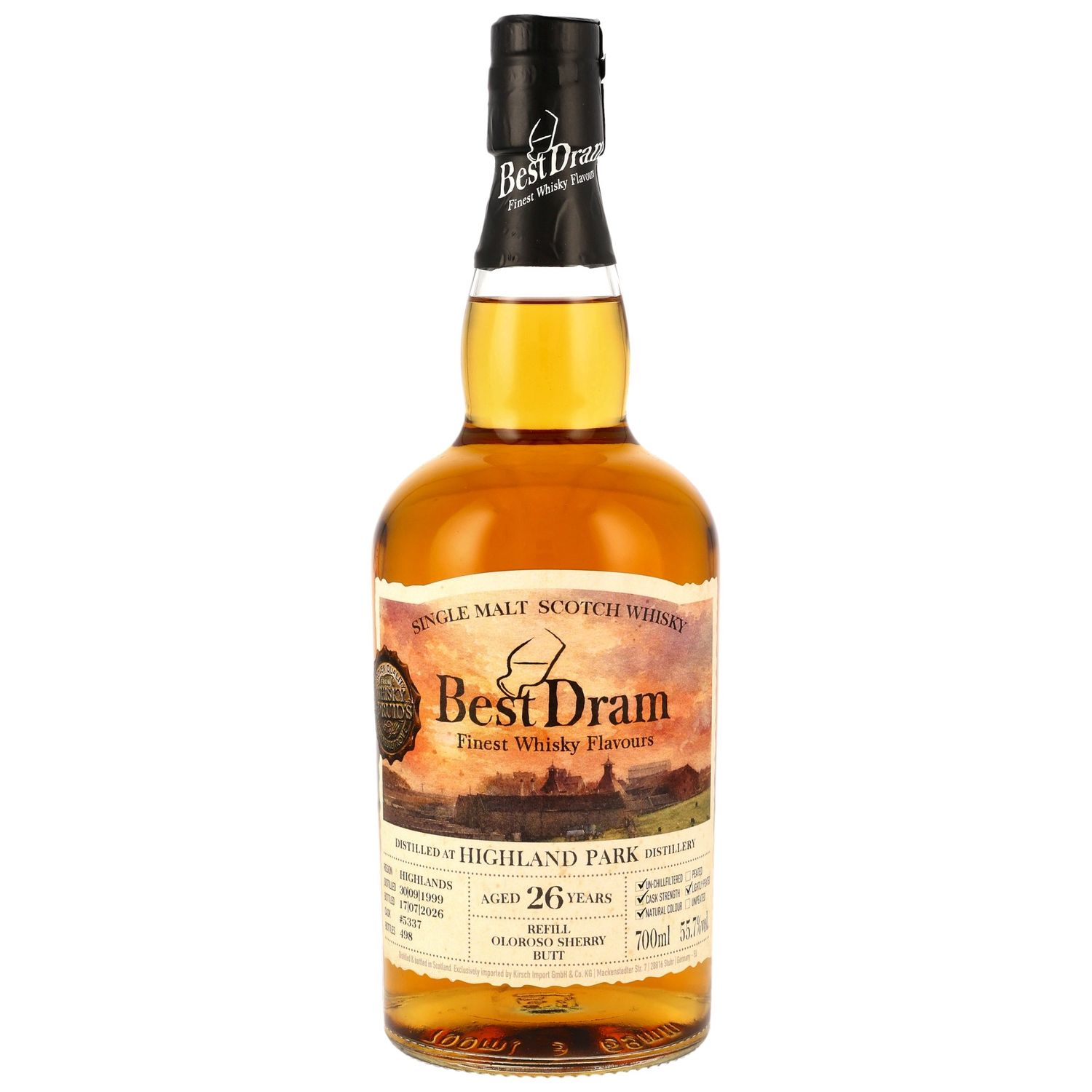 Highland Park - 1999/2026 - 26 Jahre - Refill Oloroso Sherry Butt #5337 - 55,7% - Best Dram