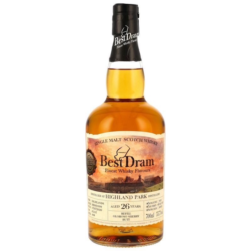 Highland Park - 1999/2026 - 26 Jahre - Refill Oloroso Sherry Butt #5337 - 55,7% - Best Dram Highland Park - 1999/2026 - 26 Jahre - Refill Oloroso Sherry Butt #5337 - 55,7% - Best Dram