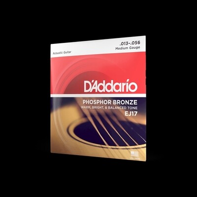 DAddario EJ17 13-56 Phosphor bronze medium Acoustic guitar strings