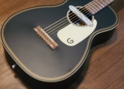 Gretsch G9520E GIN RICKEY Acoustic Electric Guitar Black USED