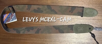 LEVYS MC8XL-CAM GUITAR STRAP 