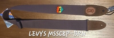 LEVYS MSSC8P-BRN guitar strap