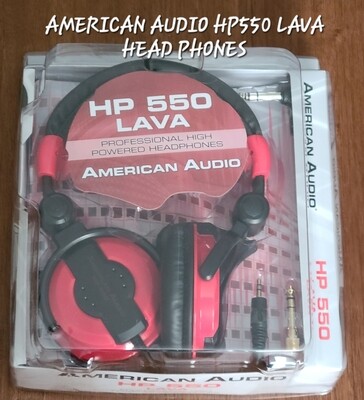 AMERICAN AUDIO HP550 LAVA HEAD PHONES