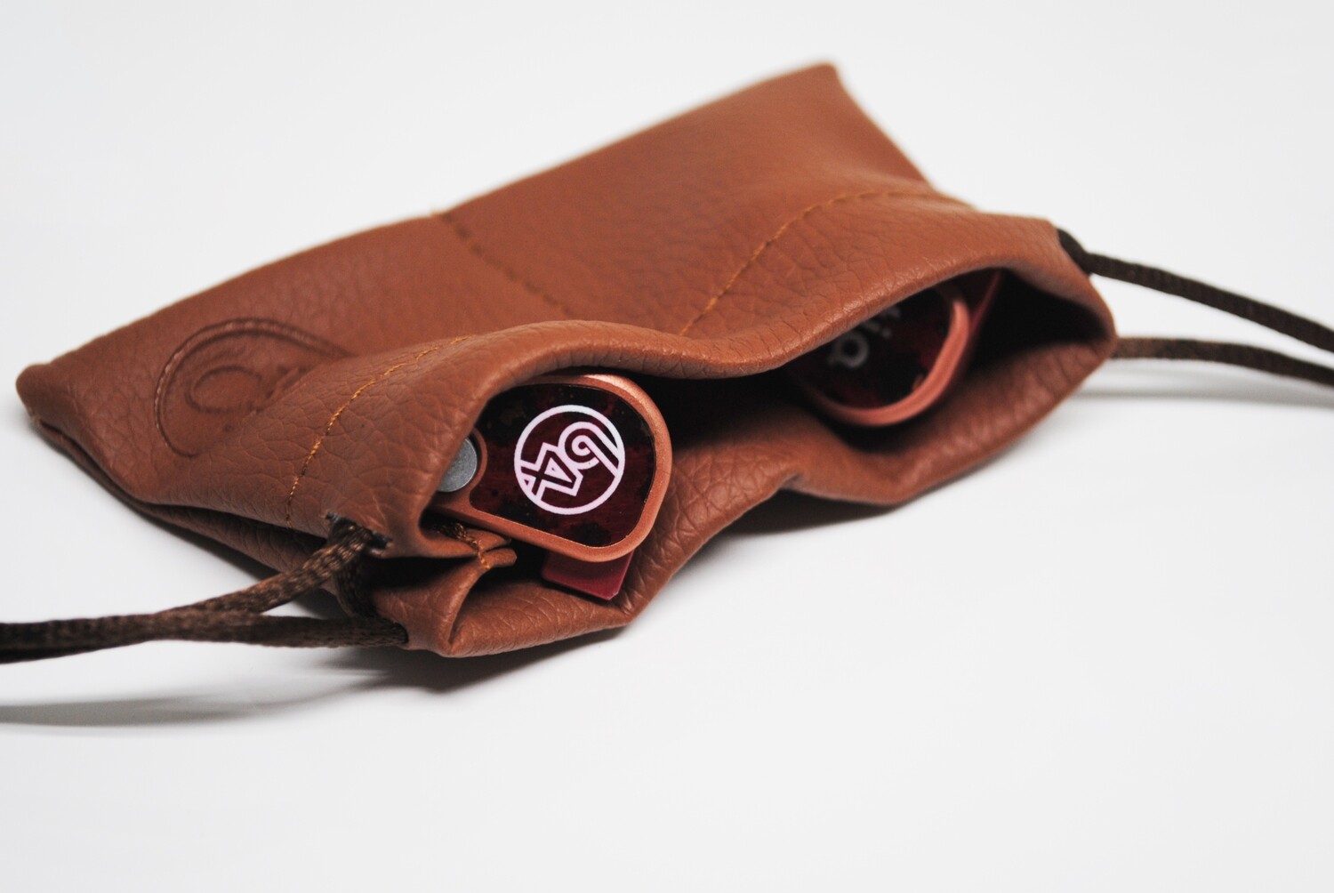PLUSSOUND Leather IEM Bag
